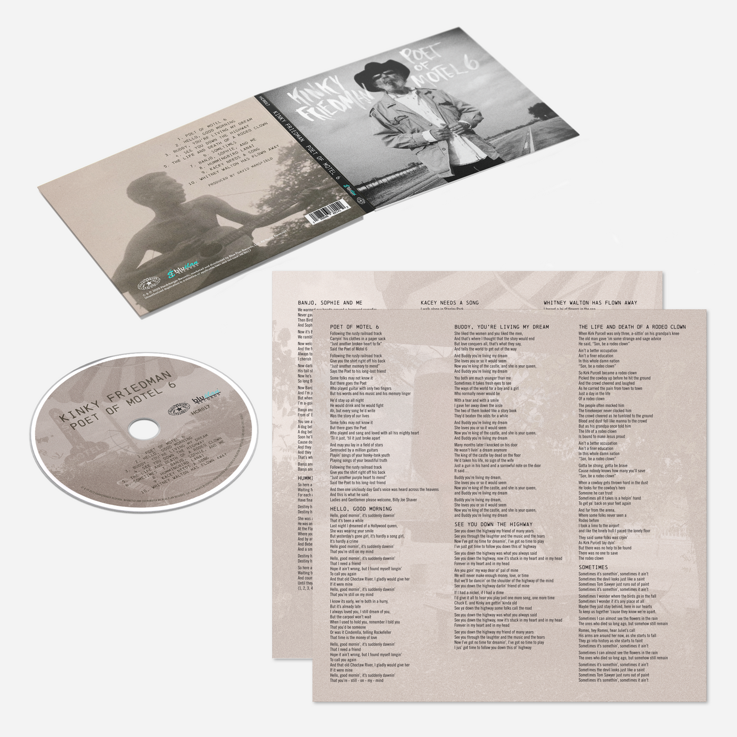 Poet of Motel 6 x Jesse Dayton CD Discography Bundle