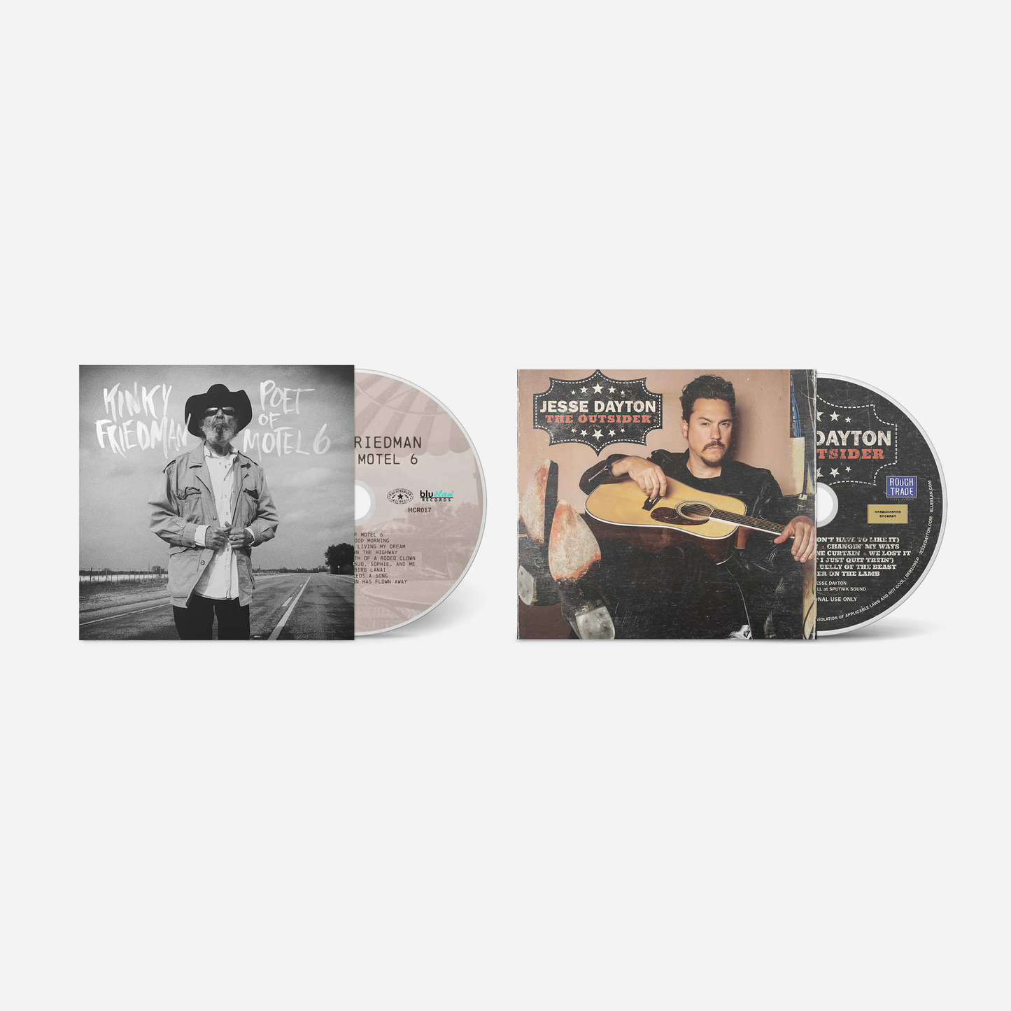 Poet of Motel 6 x Jesse Dayton CD Discography Bundle