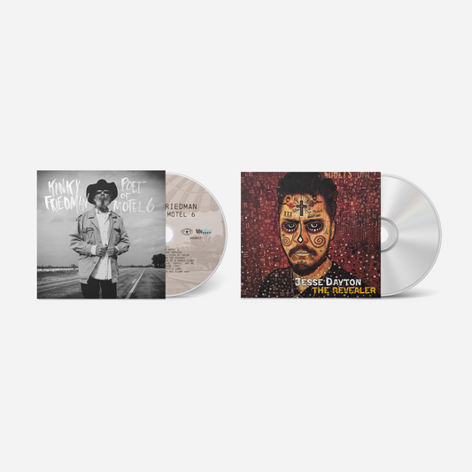 Poet of Motel 6 x Jesse Dayton CD Discography Bundle